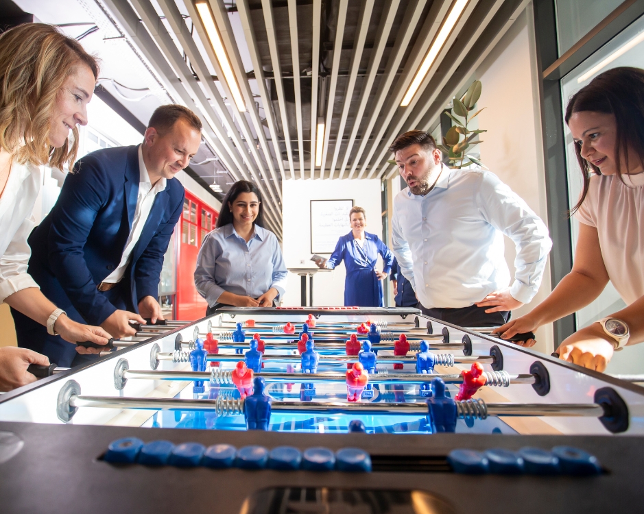Ignite team building table football game