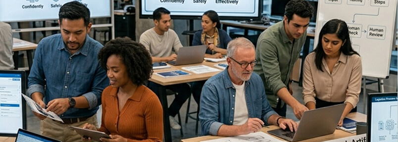 AI team working